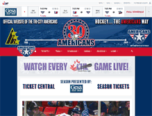 Tablet Screenshot of amshockey.com